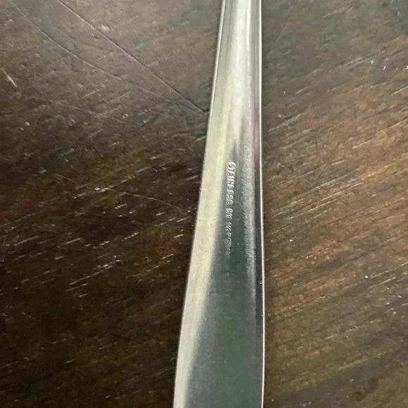 Vintage Spork Spoon Serving Set 9” Salad Imperial Brand IMI39‎ Stainless Steel - Picture 4 of 5